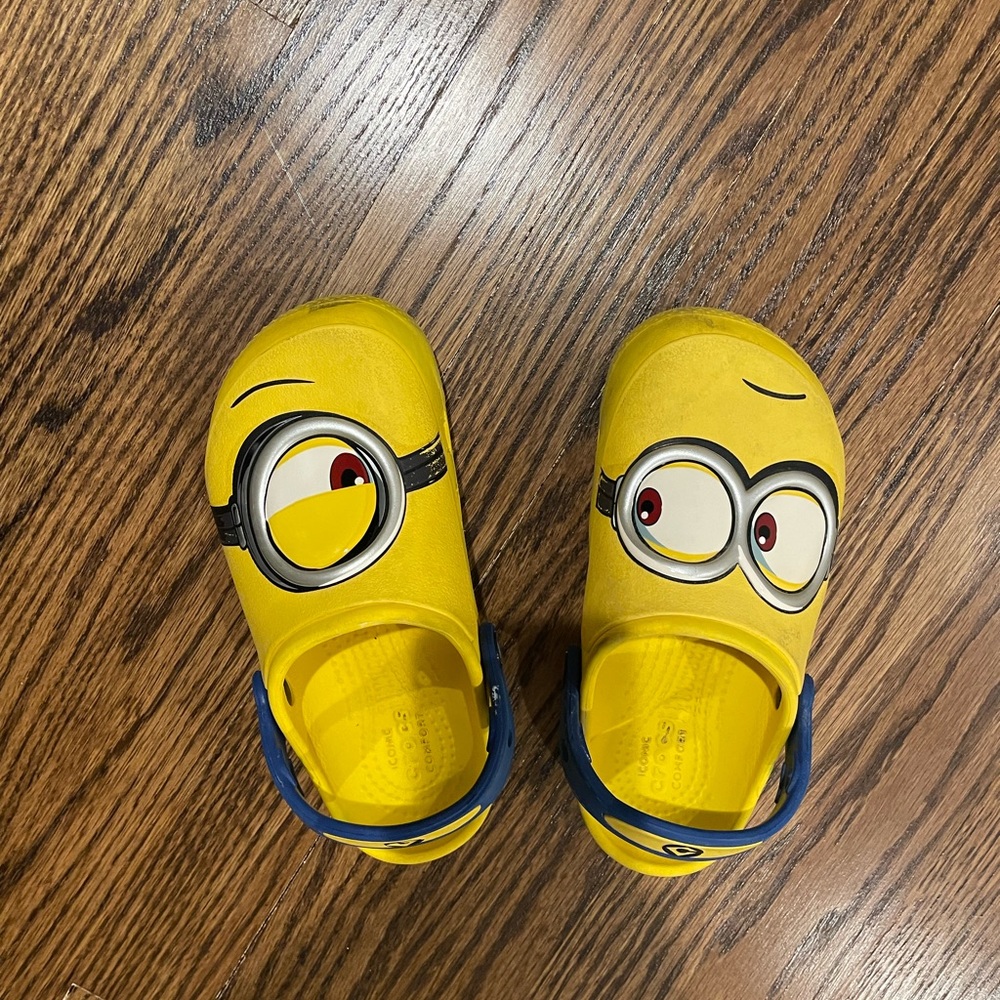 Adorable Crocs Kids' Fun Lab Minion Clog